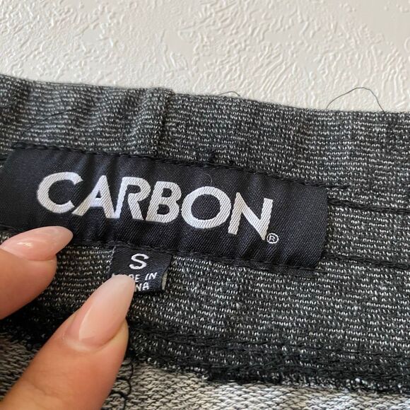 Carbon Jogger Shorts Rue21 Aztec Tribal Print Gray Black Size Small NWT - Picture 3 of 7